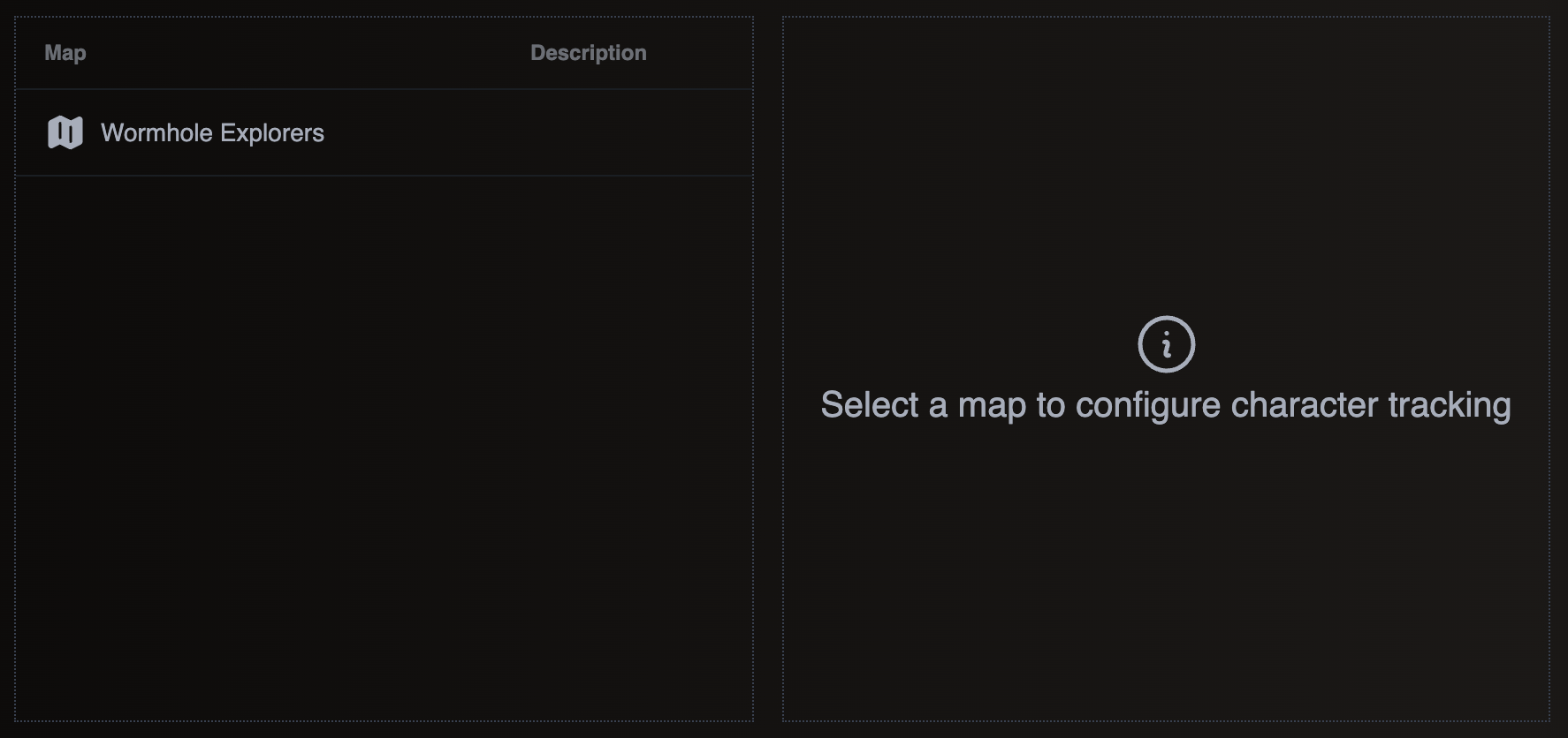 Characters Tracking View Characters Tracking View